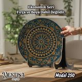 Destina Ahşap Mandala Boyama Seti-Ekonomik Seri-Eko MODEL250