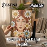 Destina Ahşap Mandala Boyama Seti-Ekonomik Seri-Eko MODEL284