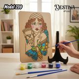 Destina Ahşap Mandala Boyama SETI-MODEL239