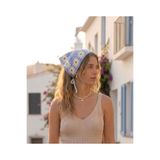 destini Kadın Örgü Bandana Saç Bandanası Bel Bandanası Granny Square Bandana
