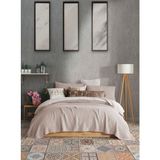 Destiny Hometex 4 Katlı Multi Muslin %100 Pamuk Çift Kişillik Yatak Örtüsü - 200 x 240 cm - Vizon