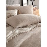 Destiny Hometex 4 Katlı Multi Muslin %100 Pamuk Çift Kişillik Yatak Örtüsü - 230 x 250 cm - Vizon