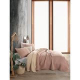 Destiny Hometex 4 Katlı Multi Muslin %100 Pamuk Tek Kişillik Yatak Örtüsü 160X240CM - 160 x 240 cm - Kahverengi
