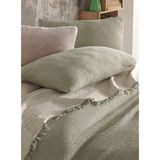 Destiny Hometex Yeşil 4 Katlı Multi Muslin %100 Pamuk Çift Kişillik Yatak Örtüsü - 240 x 250 cm