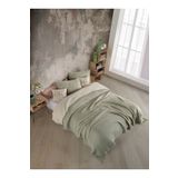 destinyhometex Adaçayı Yeşili 4 Katlı Multi Muslin %100 Pamuk Çift Kişillik Yatak Örtüsü/Pike 230x250 Cm Battal Boy