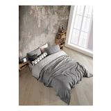 destinyhometex Antrasit 4 Katlı Muslin %100 Pamuk Çift Kişillik Yatak Örtüsü/Pike 200x240cm