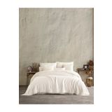 destinyhometex Bej Jakarlı Naturel 4 Katlı Muslin %100 Pamuk Tek Kişillik Yatak Örtüsü/Pike 160x240cm