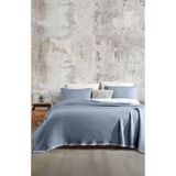 destinyhometex Indigo 6 Kat Müslin Çift Kişilik 220x240 Yorgan/2 Adet 50x70cm Yastık Kılıfı 6 Katlı Multi Muslin