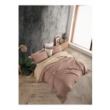 destinyhometex Kahverengi 4 Katlı Multi Muslin %100 Pamuk Çift Kişillik Yatak Örtüsü/Pike 230x250 Cm Battal Boy