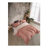 destinyhometex Kiremit 4 Katlı Muslin %100 Pamuk Çift Kişillik Yatak Örtüsü/Pike 200x240cm