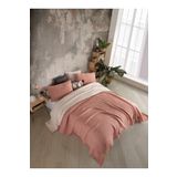 destinyhometex Kiremit Renkli 4 Katlı Muslin %100 Pamuk Tek Kişillik Yatak Örtüsü/Pike 160x240 Cm