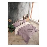destinyhometex Lila 4 Katlı Multi Muslin %100 Pamuk Çift Kişillik Yatak Örtüsü 200x240cm