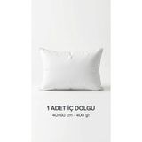 Destiva Home 1’li Premium Boncuk Silikon Kırlent İçYastık 40x60 cm 400 gr Dolgun Çökme Yapmaz Vakumlu Yıkanabilir