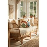 Destiva Home Renkli Kaktüs Punch Nakışlı Dekoratif Püsküllü Kırlent Kılıfı Pamuk 42x42 cm