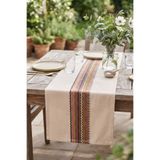 Destiva Home Renkli Örme Dantel Detaylı Pamuklu Dekoratif Masa Runner 40x130 cm