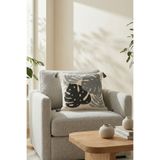 Destiva Home Renkli Tropik Punch Nakışlı Dekoratif Püsküllü Kırlent Kılıfı Pamuk 42 x 42 cm