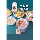 Destpak 100 Adet Tabak Bonesi - Tazeliği Koruyan - Pratik - Tabak, Tencere, Karpuz, Kavun Koruyucu