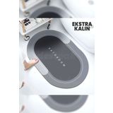 Destpak 40x60 (EKSTRA KALIN) Banyo Paspası Kaymaz Tabanlı - Süper Emici - Daha Kalın - Abdest Paspası