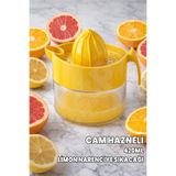Destpak Cam Hazneli 420 ml Limon Sıkacağı - Narenciye Sıkacağı - Elde Limon ve Narenciye Sıkacağı - Saplı