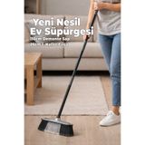 Destpak Toz Tutan Yeni Nesil Ev Süpürgesi - 110 cm Demonte Saplı - 26 cm Dev Fırça - Ekstra Kaliteli