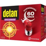 Detan 60 Gece Elektrolikit Cihaz + Yedek Sinek Ilacı (5'li Paket)