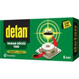Detan Hamam Böceği Yemi 6'lı 2 Paket Çocuklar ve Evcil Hayvanlar İçin Güvenli