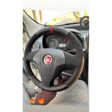 detayderidireksiyon Direksiyon Kılıfı TUŞSUZ Fiat Linea Actual Doblo, Fiorino, NEMO - BİPPER Araca özel süet karbon Kırmızı detaylı