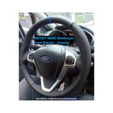 detaydireksiyon Direksiyon kılıfı Ford Fiesta -courier Tuşlu Versiyon Spor Desen Mavi Şeritli Mavi Dikişli