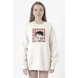Detective Conan Anime Conan Beyaz Kadın 2ip Sweatshirt