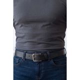 DETECTOR %100 Hakiki Deri Erkek Kot Kemeri - 3.5 - 4 mm Kalın Dayanıklı Casual Jean ve Günlük Pantolon Kemeri