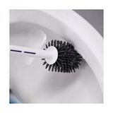 Deterjan Hazneli Silikon Tuvalet Fırçası - Beyaz