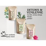 Detoks ve Yenilenme Çayı- Açlık Otu 50G-GÜL Tomurcuk 50G- Zeytin Yaprağı 50G