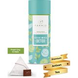 Detox Çayı – 12 Poşet - Yeşil Çay, Ananas, Limon, Portakal - 12 poşet çay