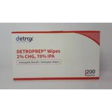 Detroprep Wipes 2%Chg, 70% Ipa Antiseptik Mendil 200 Adet