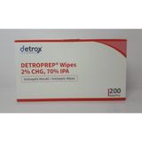 Detrox Detroprep Wipes 2%chg, 70% Ipa Mendil 200 Adet - 10 ml
