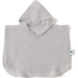Deux Lapins %100 Pamuk Cotton Grey Müslin Bebek Panço Bornoz - Standart - 2 Yaş