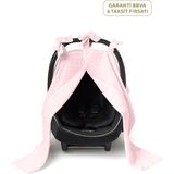 Deux Lapins %100 Pamuk Innocent Pink Müslin Kız Bebek Puset Örtüsü - Pembe - Standart