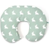 Deux Lapins %100 Pamuk Mono Lapin Matcha Green Müslin Bebek Emzirme Destek Yastığı - Standart