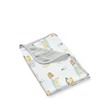 Deux Lapins %100 Pamuk Petits Caneton Çift Katlı Müslin Bebek Battaniyesi 65x65 Cm - Sarı