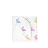 Deux Lapins %100 Pamuk Rainbow Lapin Müslin Lastikli Bebek Çarşafı 70 X 140 Cm
