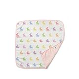 Deux Lapins %100 Pamuk Rainbow Lapin Pink 0.5 Tog Çift Kat Müslin Bebek Battaniyesi 65 X 65 Cm