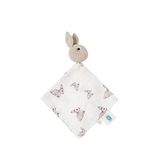 Deux Lapins Amigurumi Iconique Lapin Tavşan Örgülü Müslin Unisex Bebek Uyku Arkadaşı - Gri
