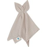 Deux Lapins Cotton Grey Tavşan Kulaklı Müslin Unisex Bebek Uyku Arkadaşı - Standart