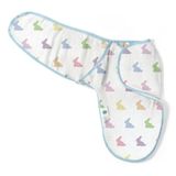 Deux Lapins Müslin Bebek Hazır Kundak - Rainbow Lapin Blue