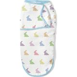 Deux Lapins Rainbow Lapin Blue Müslin Erkek Bebek Hazır Kundak - Standart