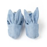 Deux Lapins Tavşan Kulaklı Müslin Bebek Patik - Endless Blue 0-6 Ay