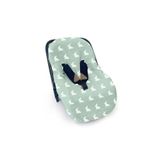 DEUX LAPINS%100 Pamuk Müslin Ana Kucağı Kılıfı - Mono Lapin Matcha Green PSTKLF-MHG-000STD