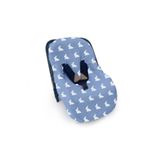 DEUX LAPINS%100 Pamuk Müslin Ana Kucağı Kılıfı - Mono Lapin Royal Blue PSTKLF-RYB-000STD