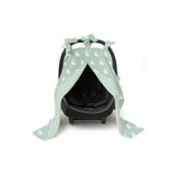 DEUX LAPINS%100 Pamuk Müslin Puset Örtüsü - Mono Lapin Matcha Green PSTORT-MHG-000STD