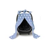 DEUX LAPINS%100 Pamuk Müslin Puset Örtüsü - Mono Lapin Royal Blue PSTORT-RYB-000STD
